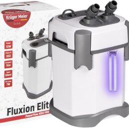 Kruger Meier Fluxion Elite 1000 UVC PRO - filtr zewnętrzny z lampą UV do akwarium 80 - 180 litrów Kruger Meier