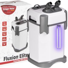 Kruger Meier Fluxion Elite 1800 UVC PRO - filtr zewnętrzny z lampą UV do akwarium 120 - 350 litrów Kruger Meier