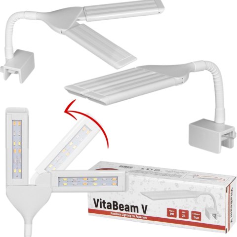 Kruger Meier VitaBeam V - lampa LED 8W do akwarium 10l - 40l Kruger Meier Kruger Meier VitaBeam V - lampa LED 8W do akwarium 10l - 40l Kruger Meier